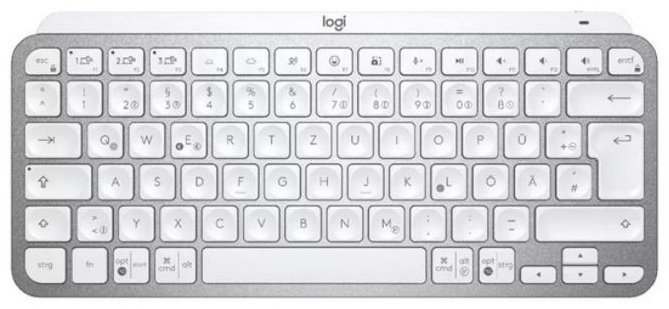 Клавиатура Logitech MX Keys Mini 920-010502 серебристая