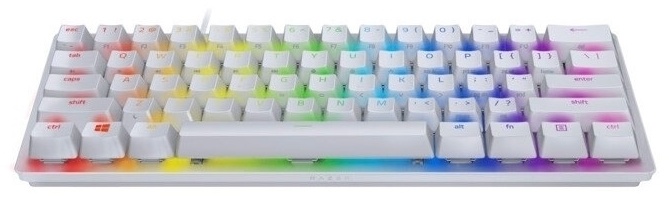 Razer Huntsman Mini Mercury Purple Switch белый