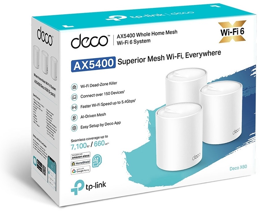 Wi-Fi антенна TP-LINK Deco X60(3-pack)