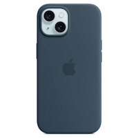 Чехол для телефона Apple iPhone 15 Silicone Case with MagSafe MT0N3ZM/A Storm Blue