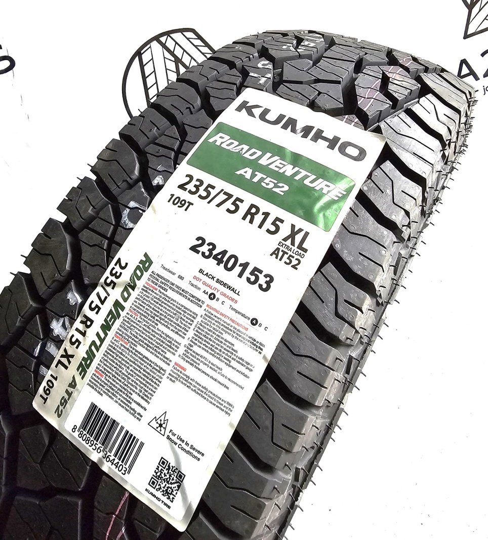 Kumho AT52 КОРЕЯ 2024год (A2Tires) 235/75 R15 109 T  без шипов