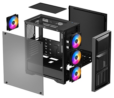 Deepcool Matrexx 50 Mesh 4FS черный