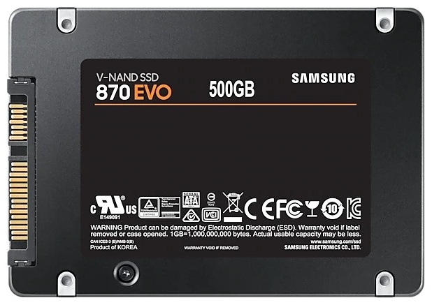 SSD Samsung 870 EVO MZ-77E500BW 500 ГБ