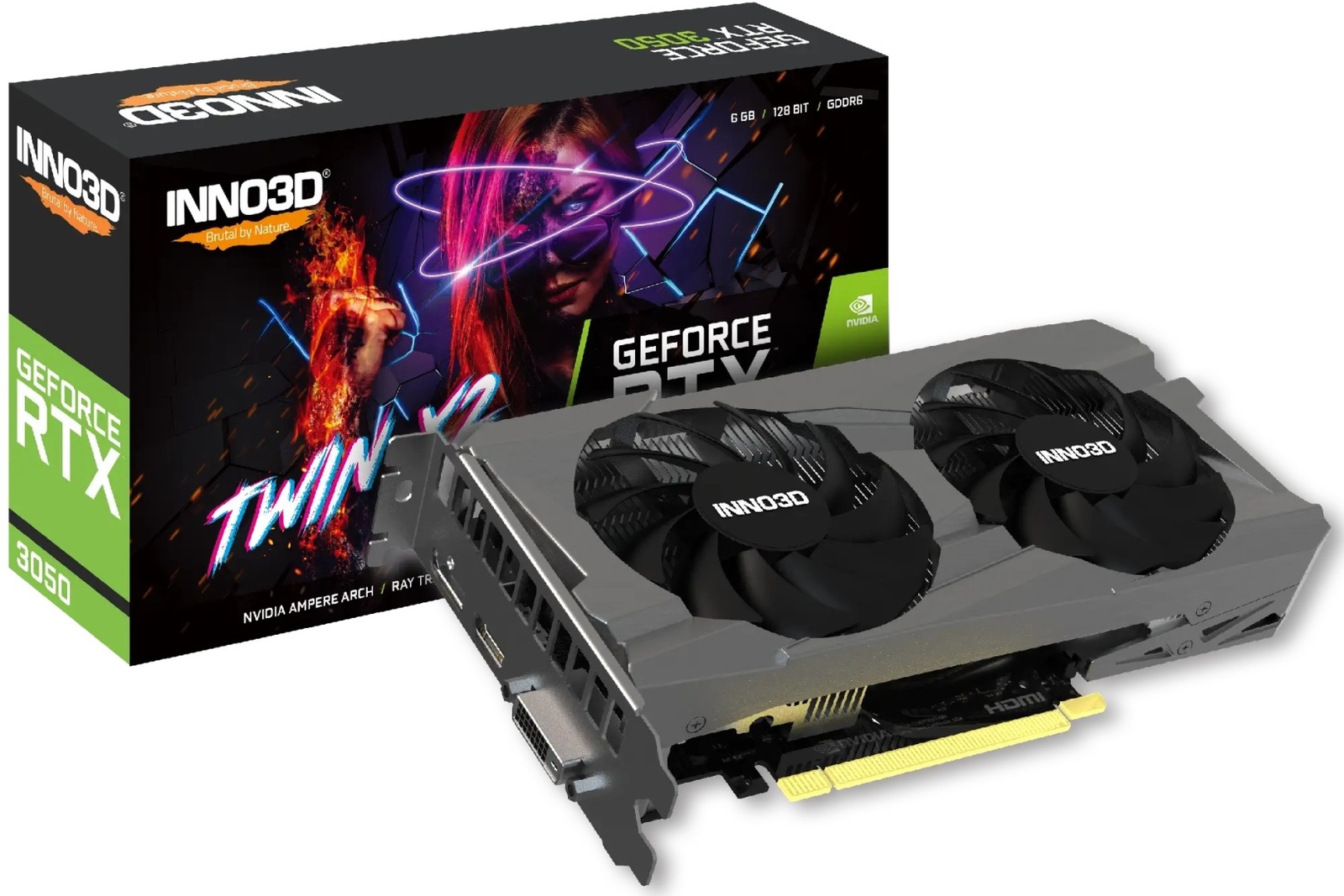 Inno3D RTX 3050 6GB TWIN X2 N30502-06D6-1711VA60 6 Гб