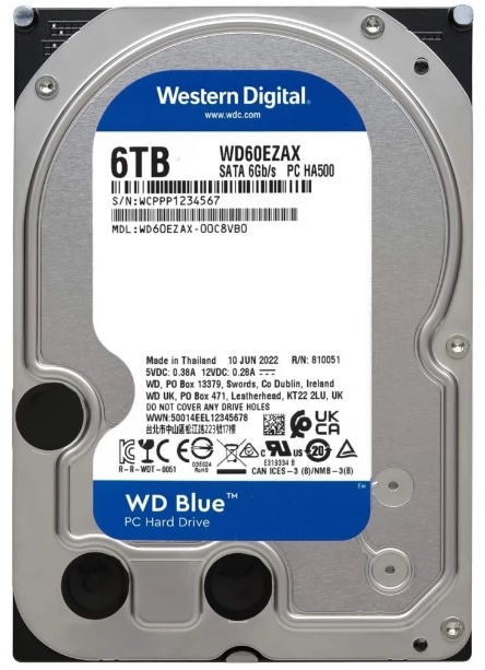 HDD Western Digital WD60EZAX 6000 Гб