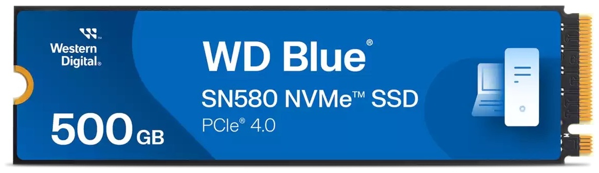 SSD Western Digital Blue SN580, WDS500G3B0E	 500 Гб