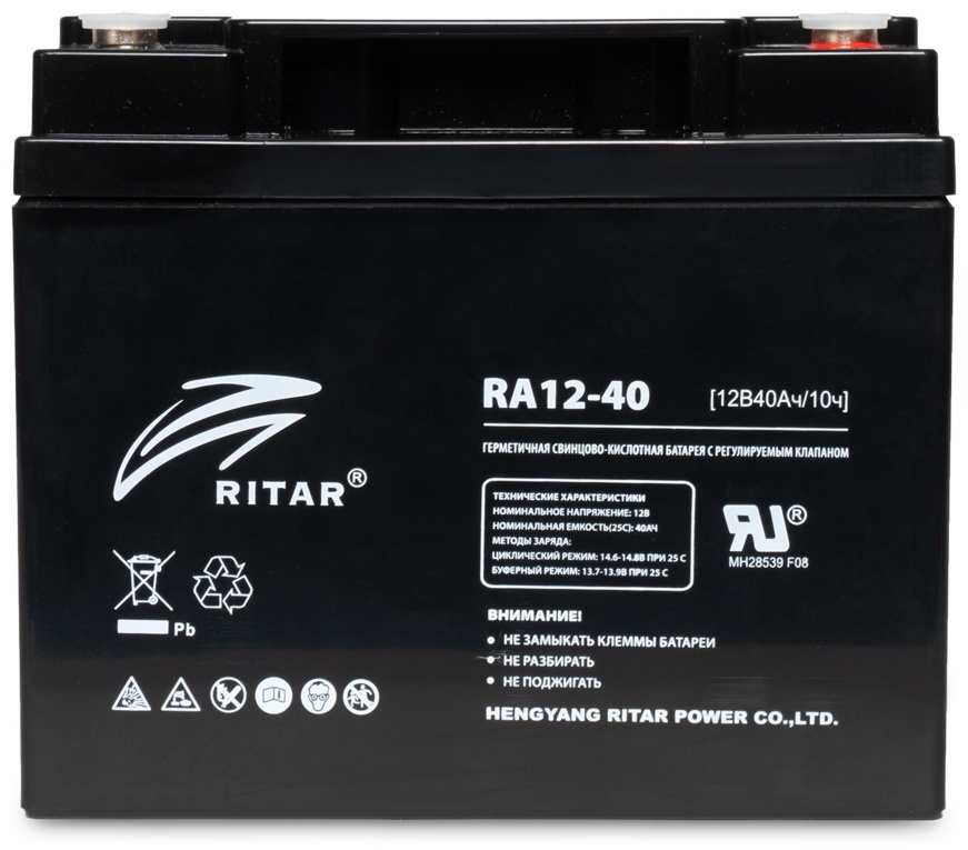 Аккумуляторная батарея  Ritar Power RA12-40 12В