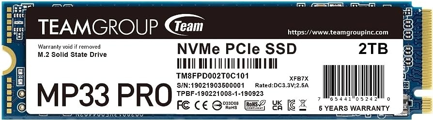 SSD Team Group TM8FPD002T0C101 2000 Гб