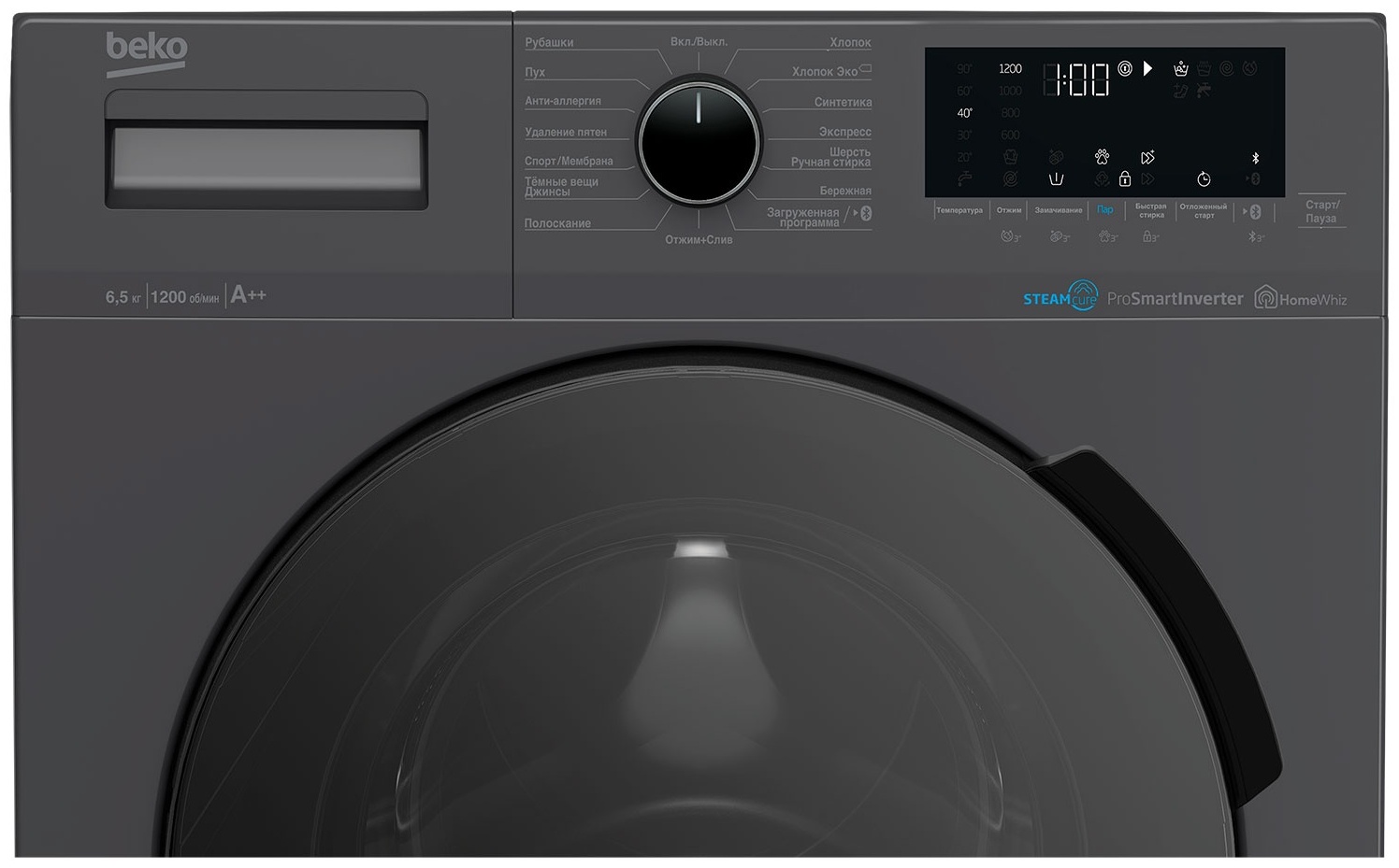 BEKO WSPE6H616A черный