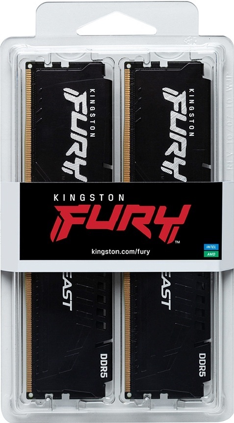 Оперативная память Kingston FURY Beast KF552C40BBK2-16 DDR5 16GB (Kit 2x8GB) 5200MHz