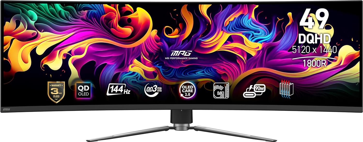 49\&quot; MSI MPG 491CQP QD-OLED черный