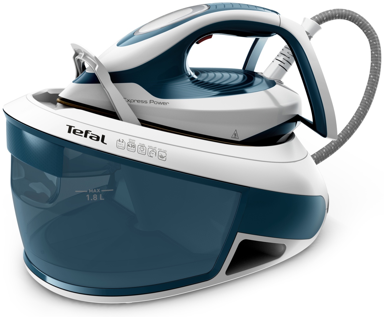 Tefal Express Power SV8111E0 белый, бирюзовый