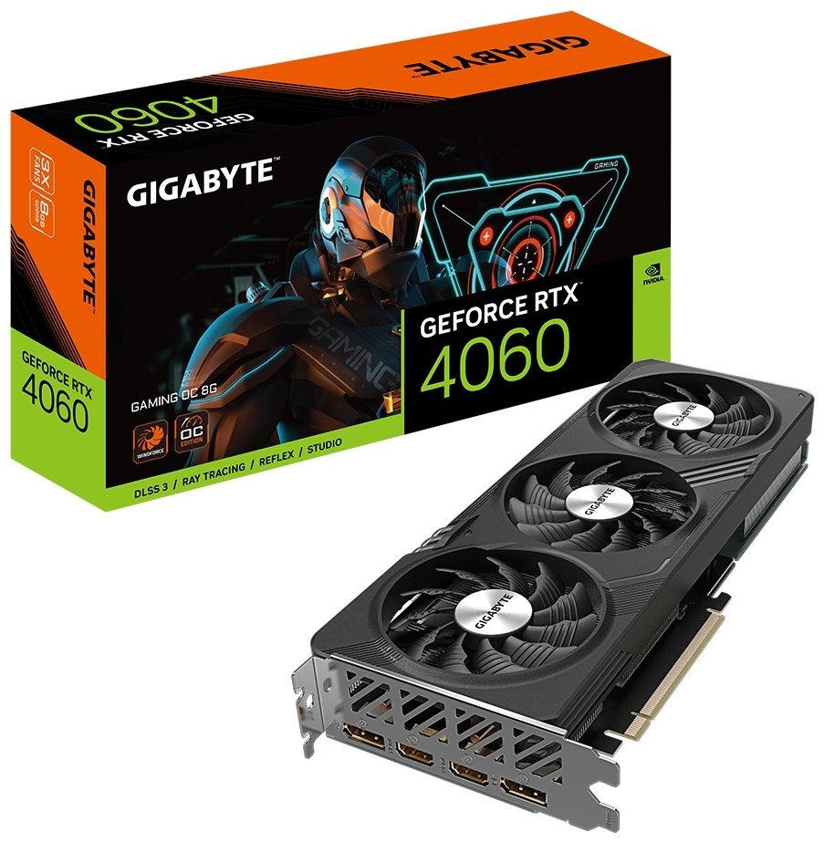 GIGABYTE GeForce RTX 4060 GAMING OC GV-N4060GAMING OC-8GD 8 Гб