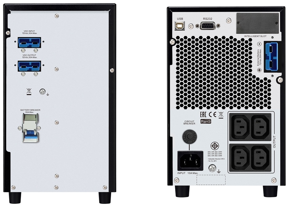 Источник бесперебойного питания APC by Schneider Electric SRVS2KIL (SRVSPM2KIL+SRVS72BP-9A)
