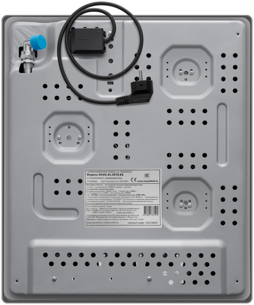MAUNFELD EGHS.43.3STS-ES серебристый