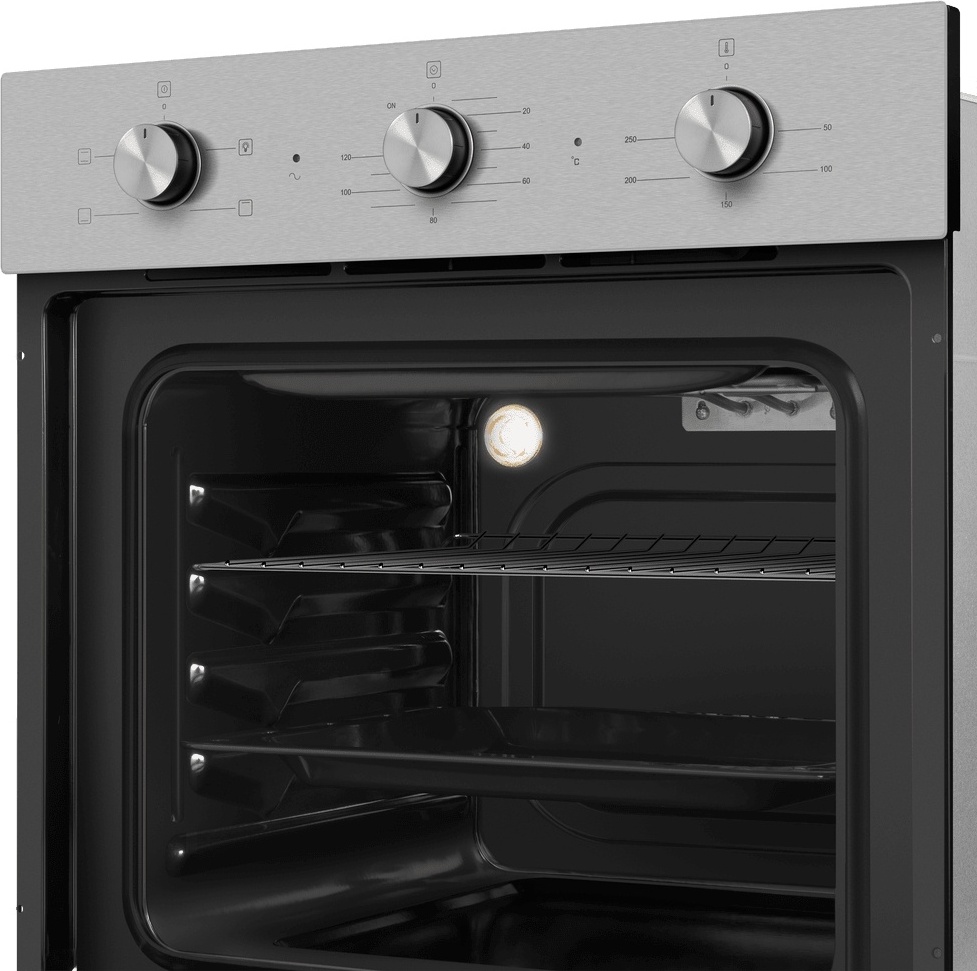 Духовой шкаф MAUNFELD AEOC6040S черно-серебристый