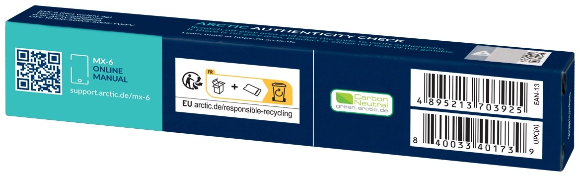 Термопаста Arctic MX-6