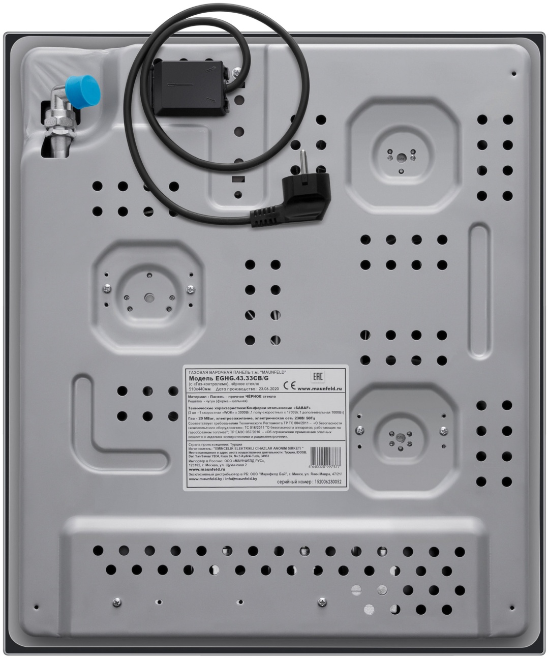 MAUNFELD EGHG.43.33CB\G черный