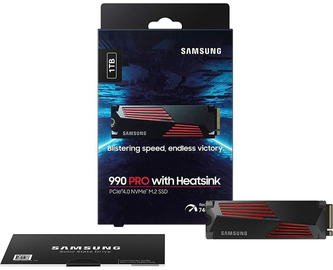 SSD Samsung 990 PRO Heatsink MZ-V9P1T0CW 1000 Гб