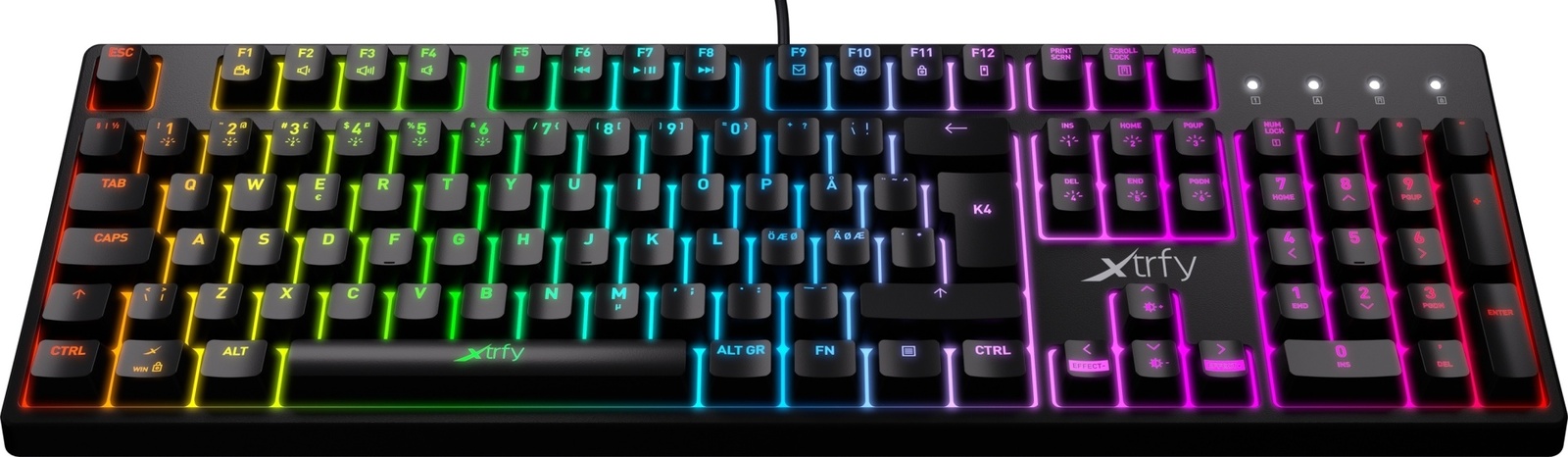 Xtrfy XG-K4-RGB-R-RUS черный