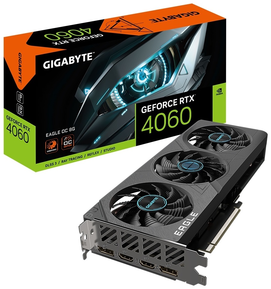 GIGABYTE GV-N4060EAGLE OC-8GD 8 Гб