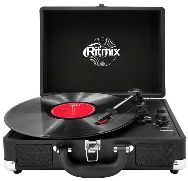 Виниловый проигрыватель Ritmix LP-120B черный