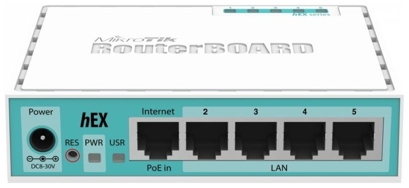 MikroTik hEX RB750Gr3 белый