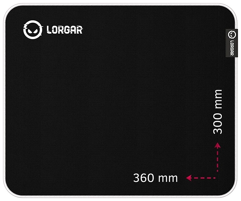 Lorgar Legacer 753 LRG-CMP753 360x300x3 мм черный