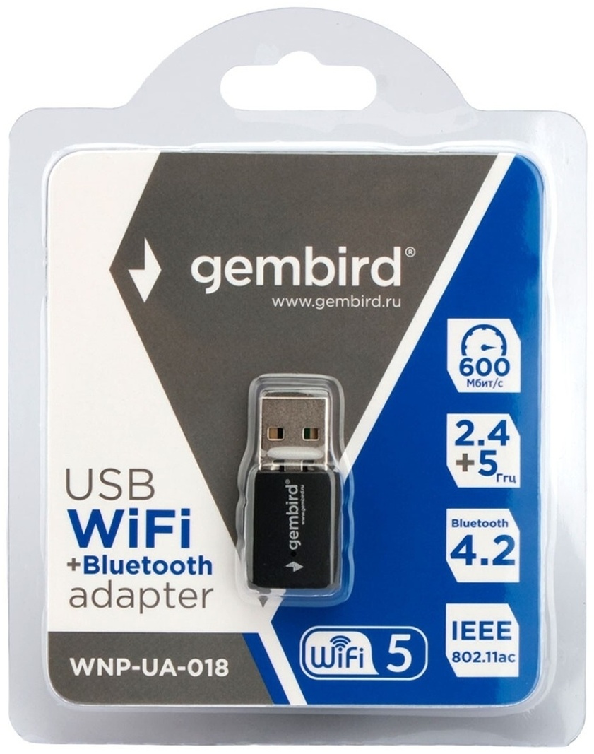 Wi-Fi адаптер Gembird WNP-UA-018