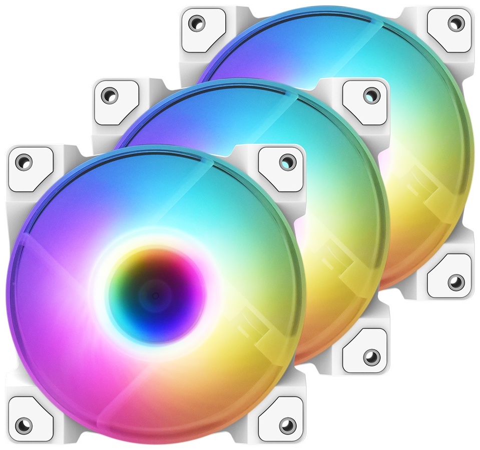 ID-COOLING DF-12025-ARGB TRIO Snow