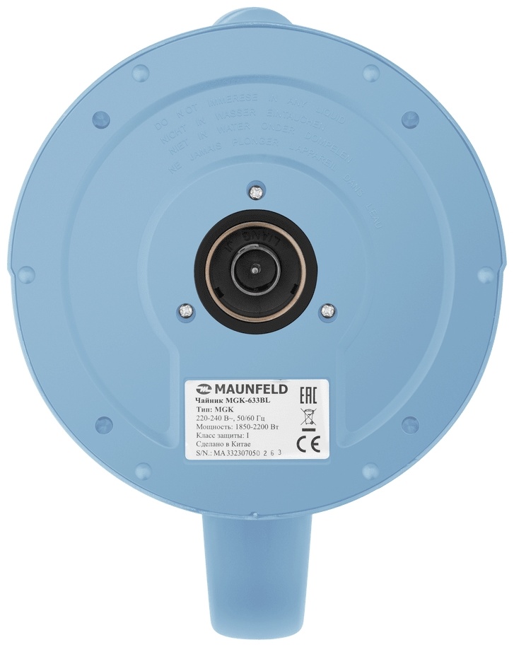 Электрочайник MAUNFELD MGK-633BL синий