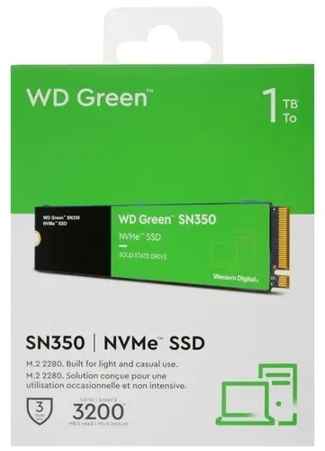 SSD Western Digital WDS100T3G0C 1000 ГБ