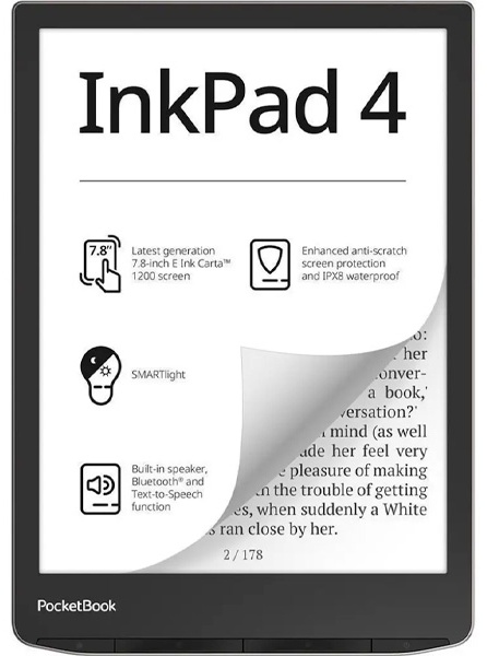 Электронная книга Pocket Book PB743G-U-CIS серебристая