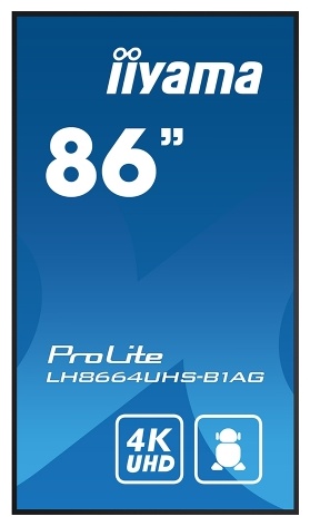 86&quot; Iiyama LH8664UHS-B1AG PROLITE черный