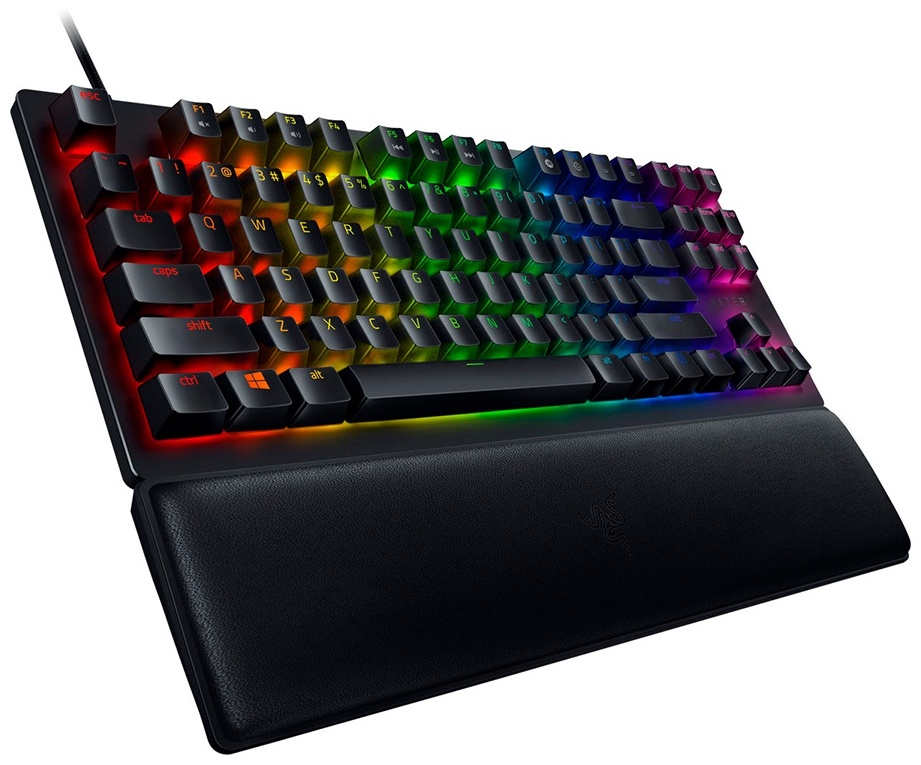 Razer Huntsman V2 Tenkeyless Purple Switch черный