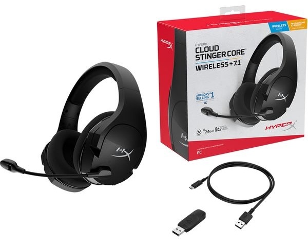 HyperX Cloud Stinger Core Wireless +7.1 черный