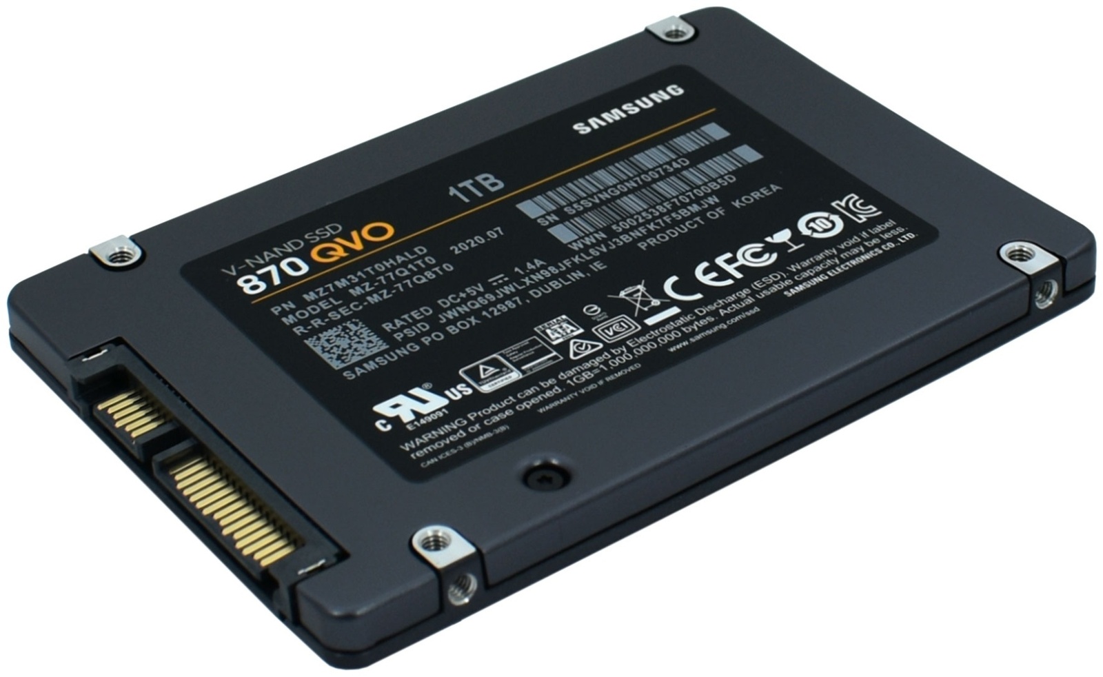 SSD Samsung MZ-77Q1T0BW 1000 Гб