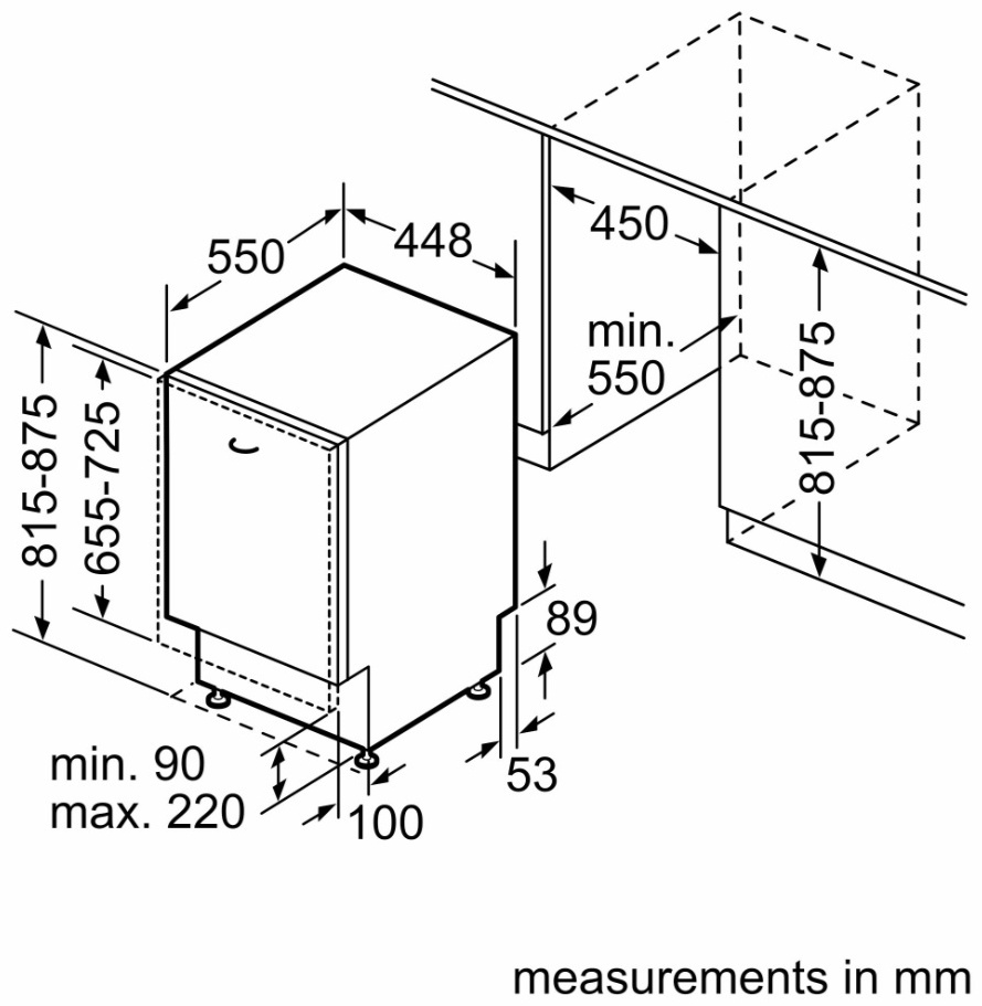 Bosch SPV4HMX65Q стальной