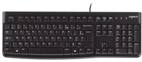 Logitech K120 Corded Keyboard черный
