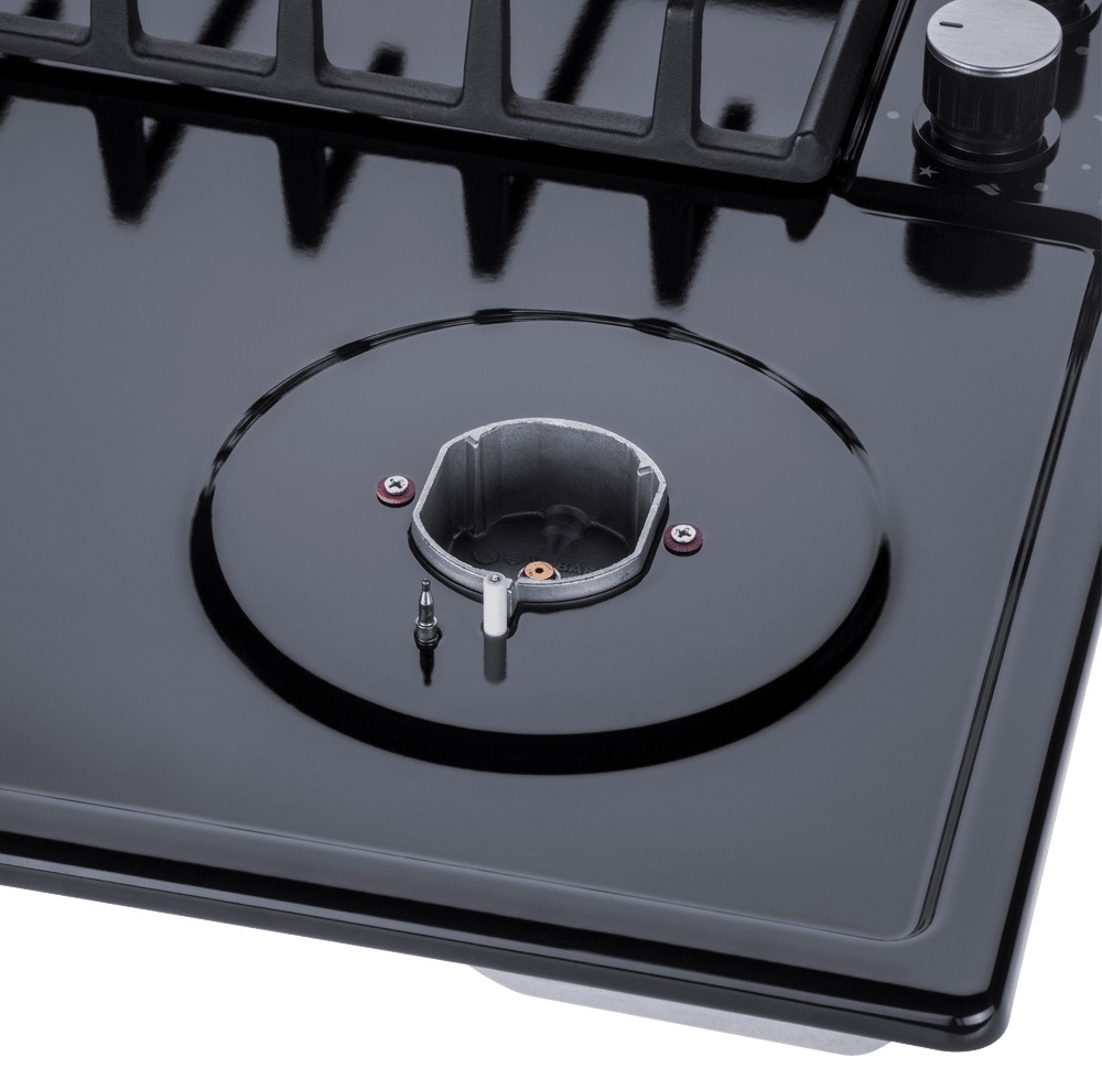 Духовой шкаф MAUNFELD AEOF6060B черный + варочная поверхность EGHE.64.6CB/G