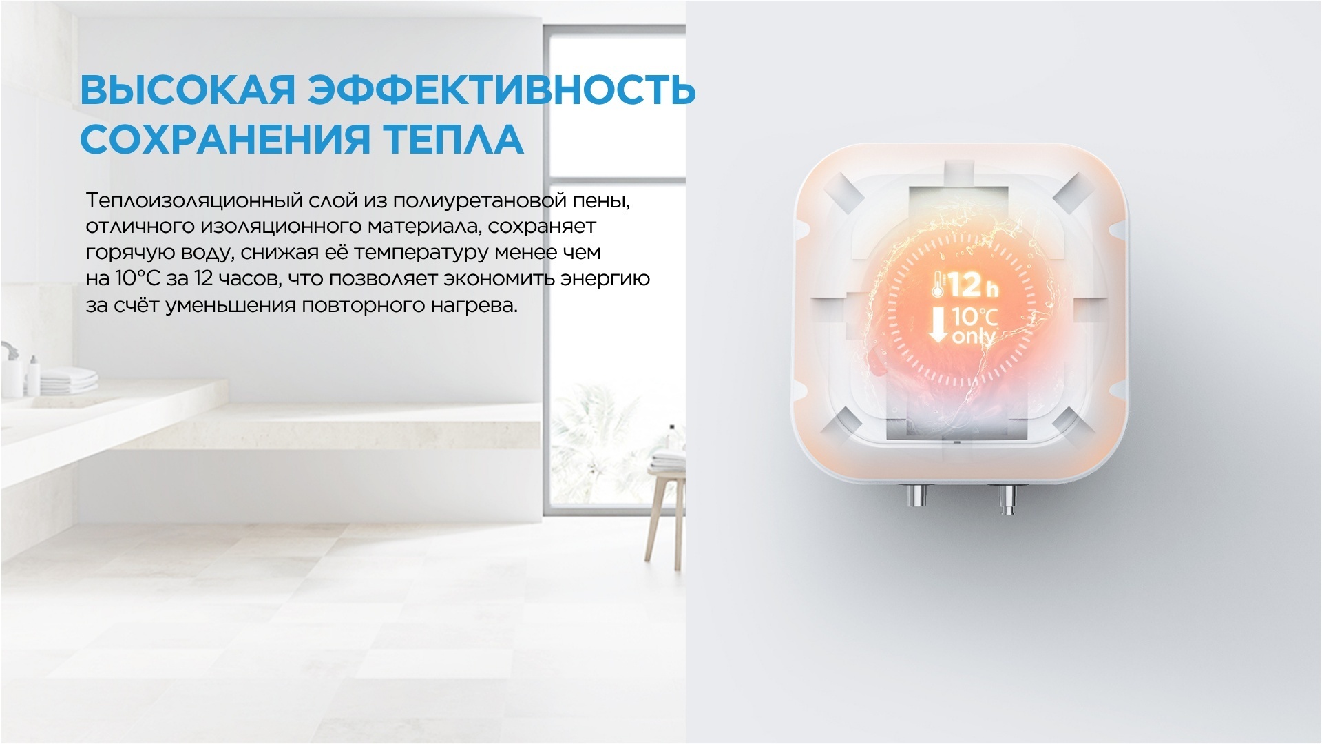 Водонагреватель накопительный Midea MWH15-20MVD1O(CIS)W белый