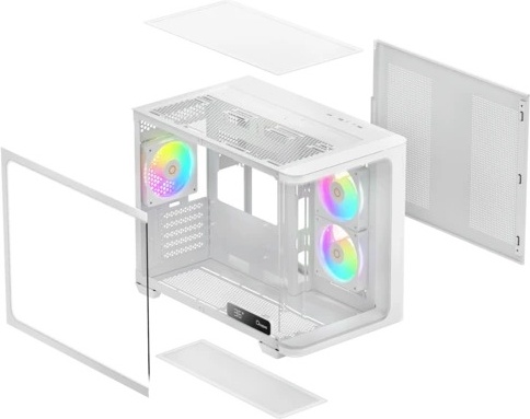 Корпус Ocypus Iota C50 Curve ARGB White, Iota-C50-WHD300CD-GL белый