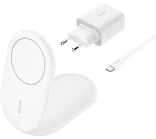 Зарядное устройство Belkin BELKIN Qi2 15w Magnetic Stand USB Type-C 15 Вт белый