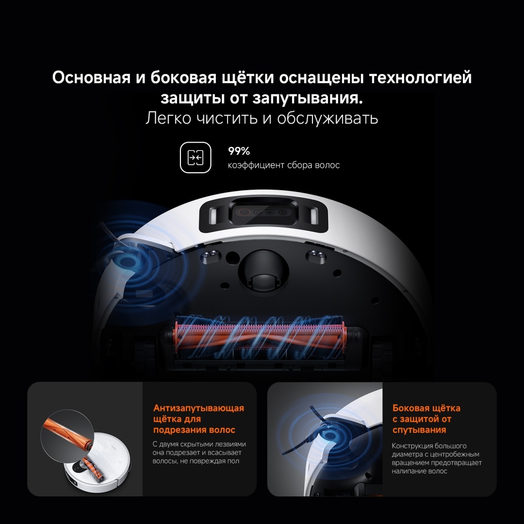 Робот-пылесос Xiaomi Robot Vacuum 5 Pro EU OV21GL белый