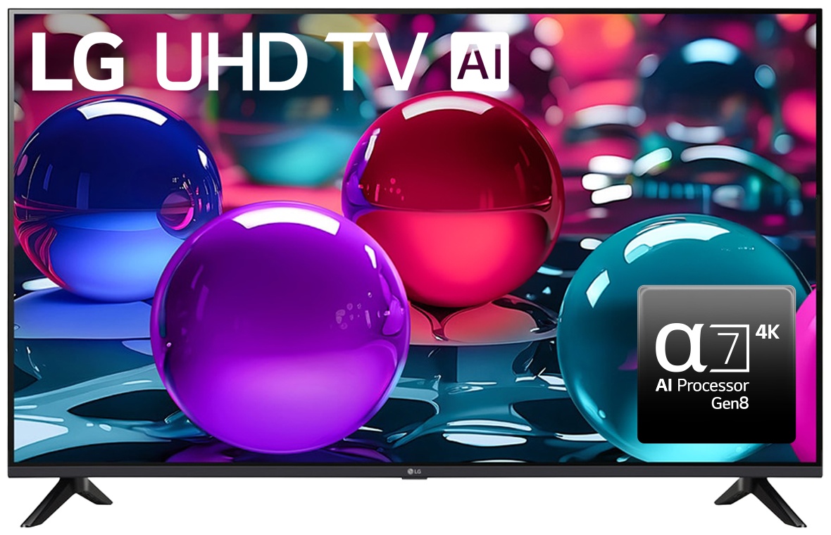 Телевизор LG 50UA73006LA 127 см черный
