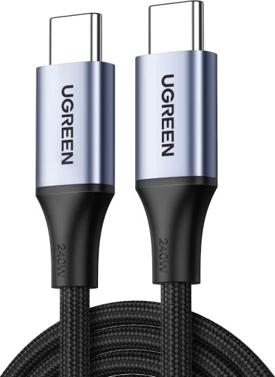 Кабель Ugreen USB TypeC (M), 2 м, US535 (90440) серый