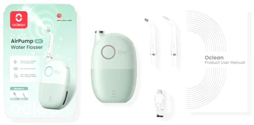 Ирригатор импульсный Oclean Oral Irrigator А10 C02000059 емкость 45 мл