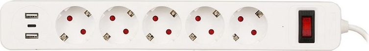 Сетевой фильтр Smart SM-GS05CK3U-3M 3 м