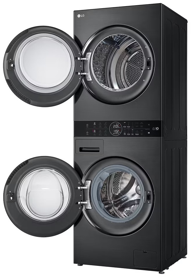 Стиральная машина LG W4W8LVPKZHM, черная