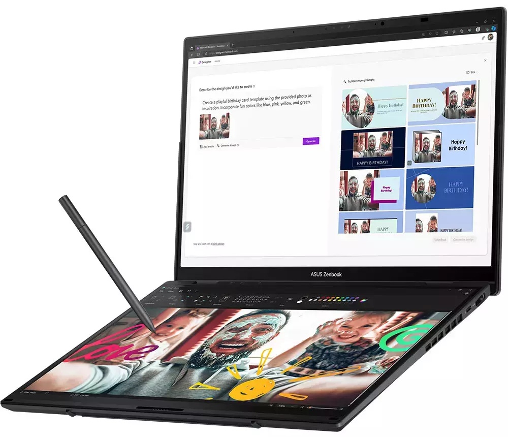 Ноутбук ASUS Zenbook Duo UX8406CA-QL078W 14\&quot; / 32 Гб / SSD 1024 Гб / Win 11 / 90NB14X1-M00320